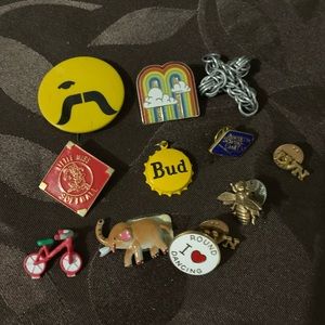 Vintage pins 12 pz